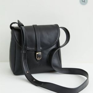 NWT Fable England Black Crossbody Buckle Bag